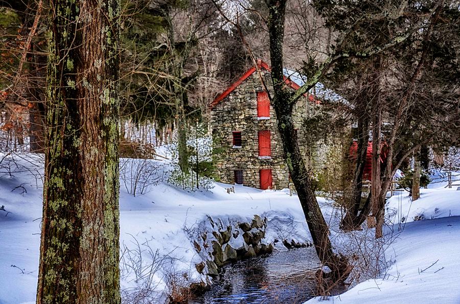 The Grist Mill in Wayland Photograph by Tricia Marchlik
