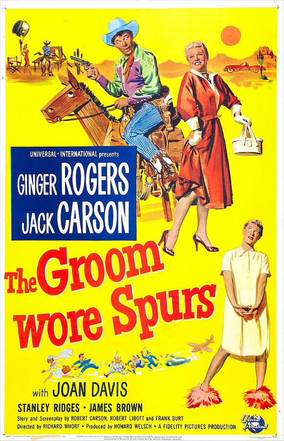 Movie Photograph - The Groom Wore Spurs, Us Poster by Everett