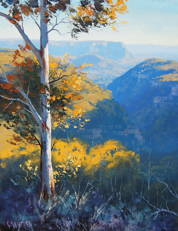 Nature Painting - The Grose Valley by Graham Gercken