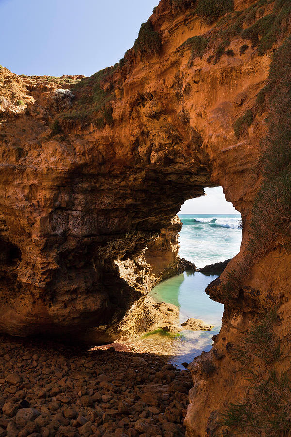 Unique Photograph - The Grotto And Cliffs, Great Ocean by Martin Zwick