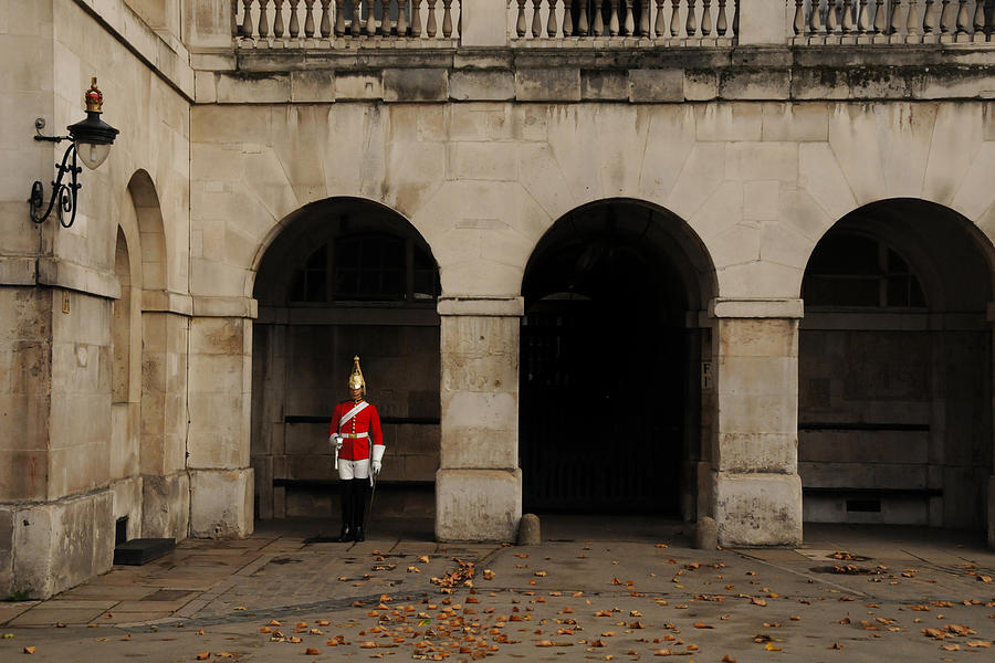 London Photograph - The Guard by Benjamin Davies