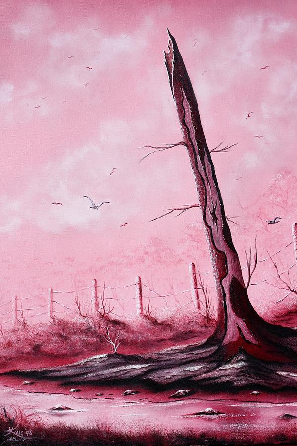 Landscape Painting - The Guardian by Russell King Landscape Painting - The Guardian by Russell King