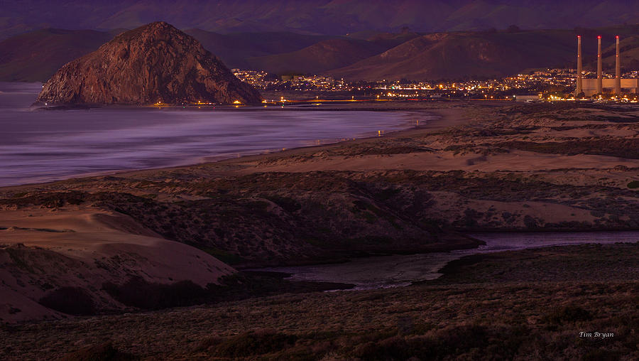Central Coast Photograph - The Guardian--- Morro Bay by Tim Bryan