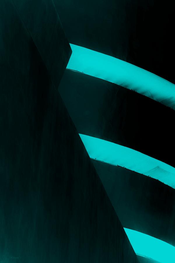 THE GUGGENHEIM COLOR COLLECTION in BLACK AQUA Photograph by Rob Hans