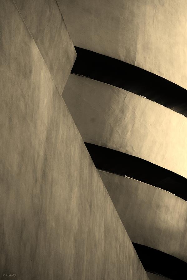 THE GUGGENHEIM in SEPIA Photograph by Rob Hans