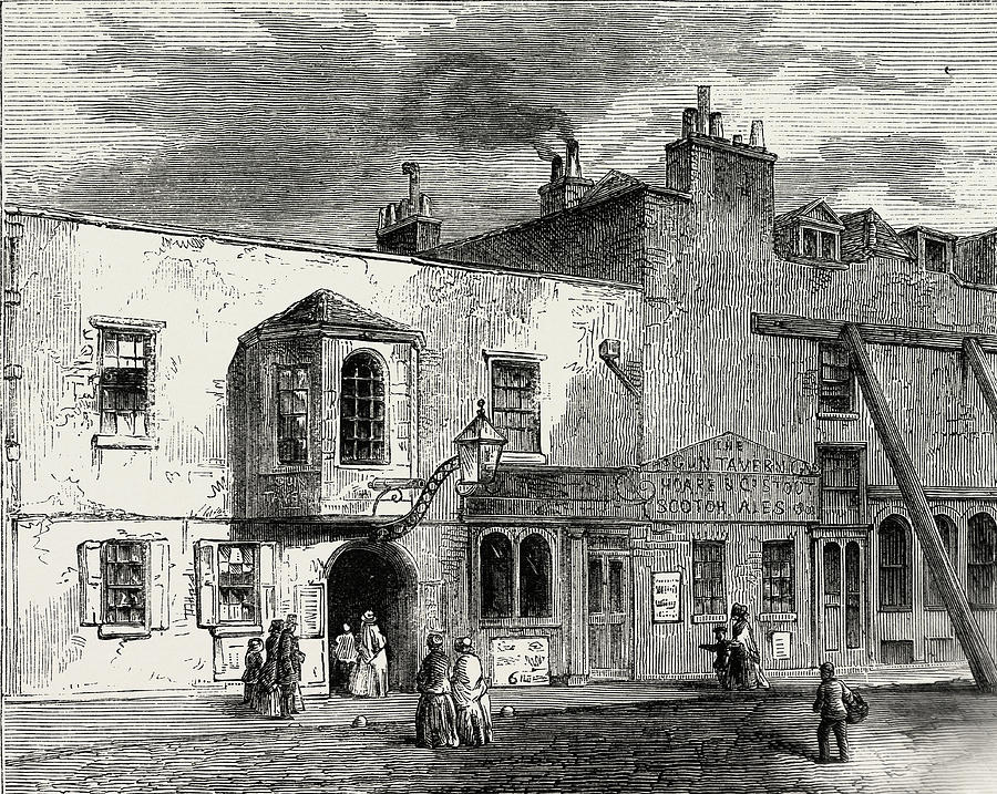 The Gun Tavern, 1820 Drawing by Litz Collection - Fine Art America