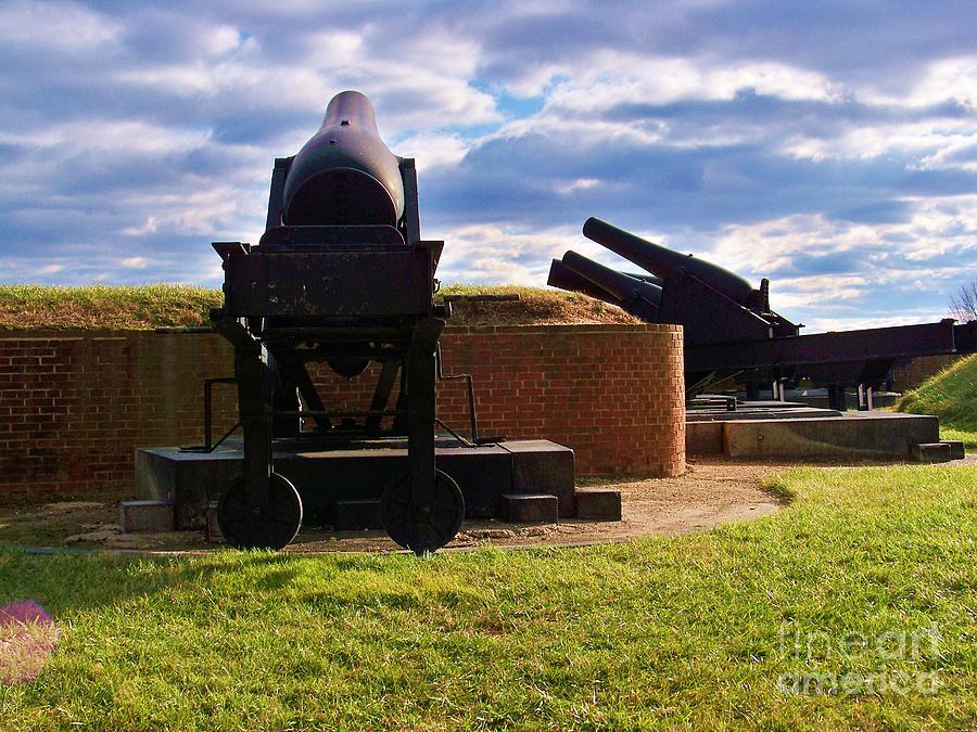 The Guns Of Fort Mc Henry Photograph