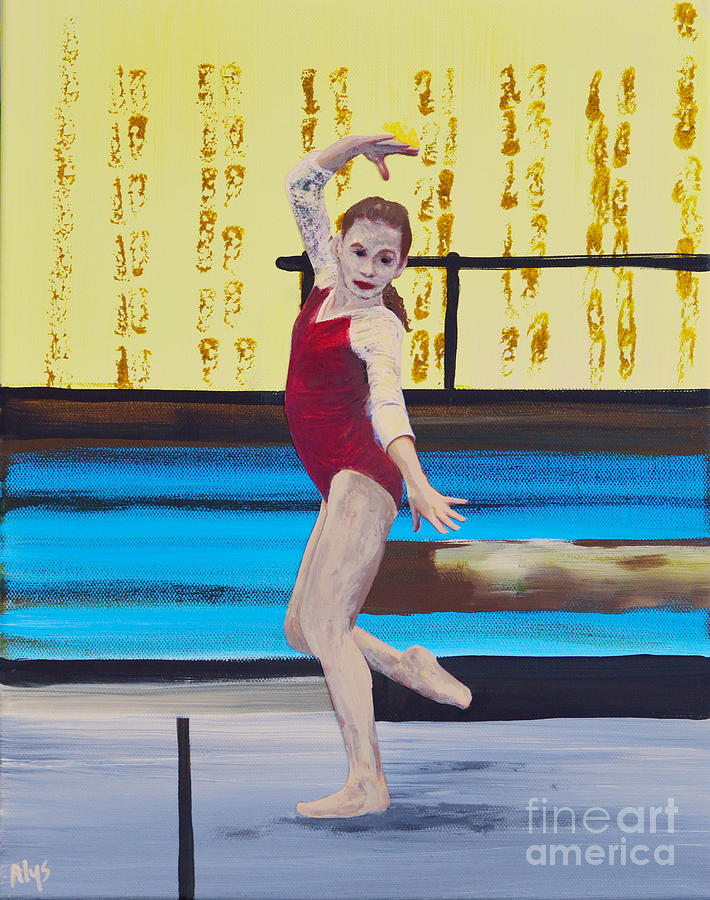 The Gymnast Painting by Alys Caviness-Gober