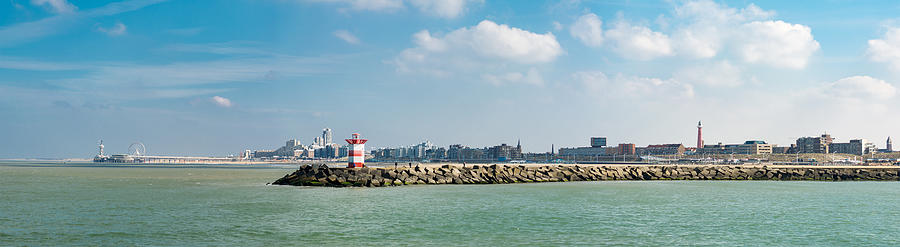 The Hague Beach And Harbor Panorama Photograph by Beeldbewerking
