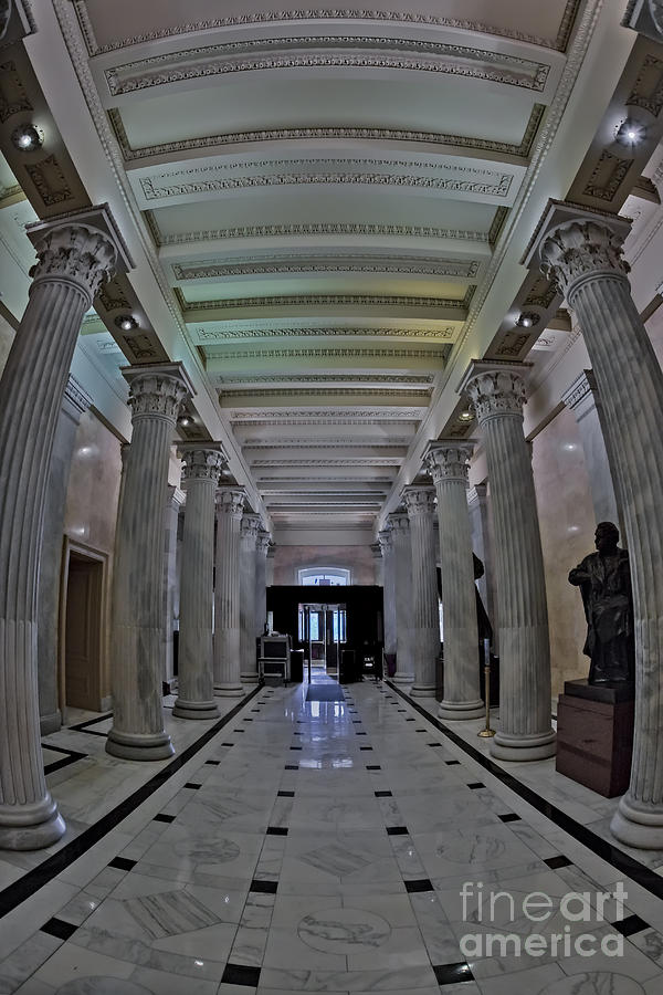 Washington D.c. Photograph - The Hall of Columns by Susan Candelario