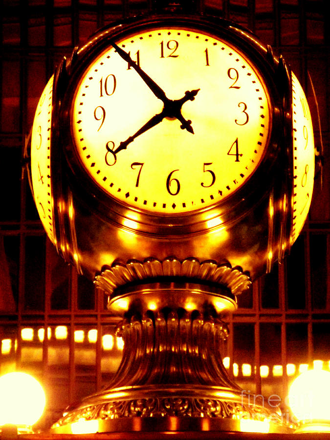 The Hands of Time - Grand Central Station Photograph by Miriam Danar