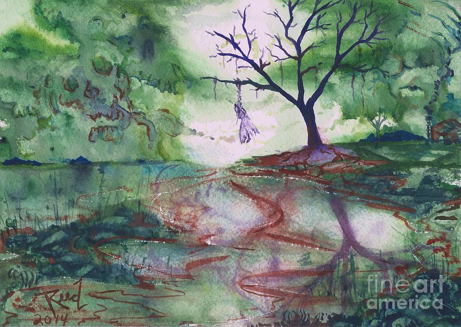 The Hanging Tree  Painting by Reed Novotny