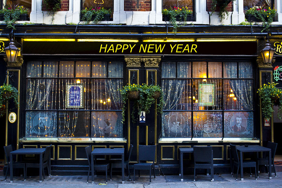 The Happy New Year Pub Photograph by David Pyatt