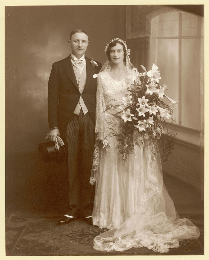 The Happy Pair An Unidentified Couple Photograph by Mary Evans Picture ...