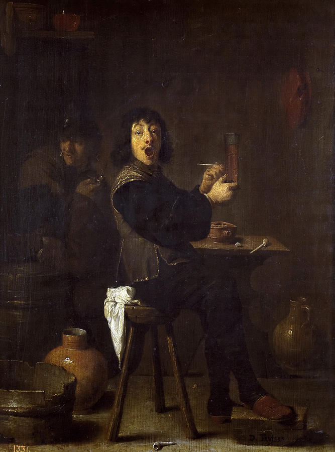 The Happy Soldier Painting by David Teniers the Younger