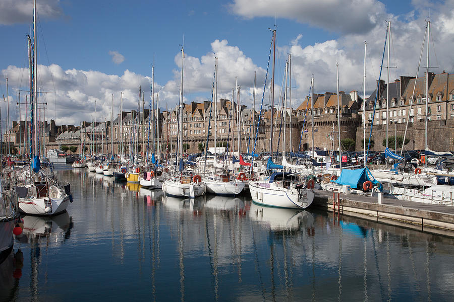 The Harbor at St Malo Photograph by W Chris Fooshee