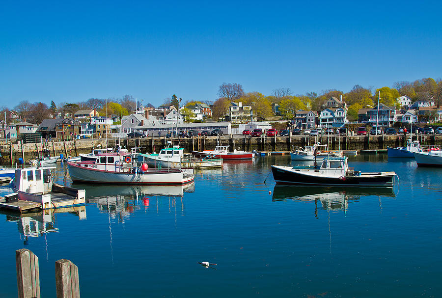 The Harbor at Rockport MA Photograph by John Hoey