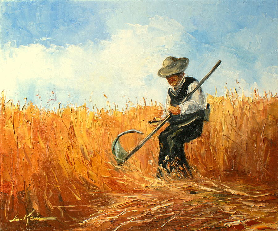 The Harvester Painting by Luke Karcz