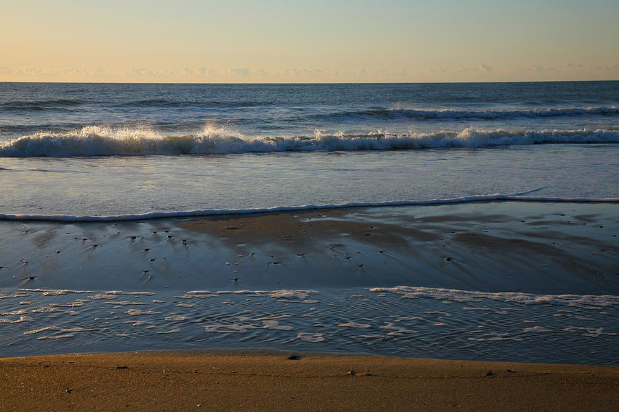 The Hatteras Surf At Sunrise Photograph by Steven Ainsworth