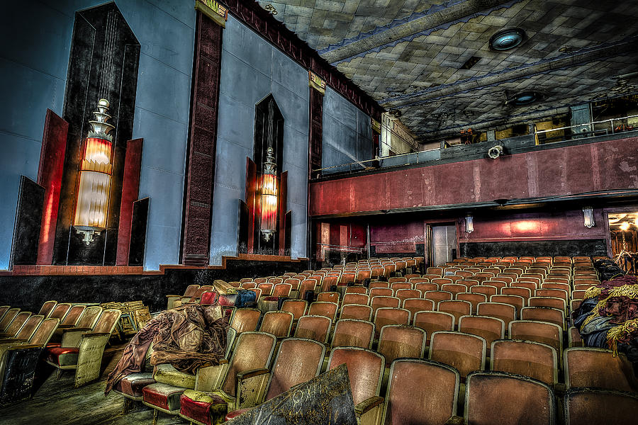 The Haunted Cole Theater Photograph by David Morefield