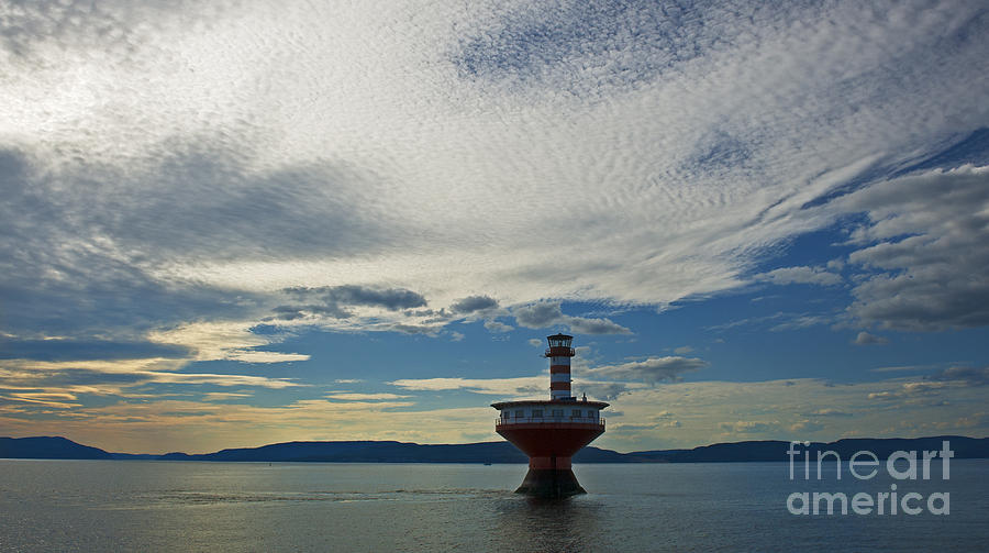 The Haut Fond Prince Lighthouse... Photograph by Nina Stavlund