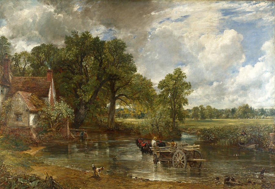 John Constable Painting - The Hay Wain by John Constable