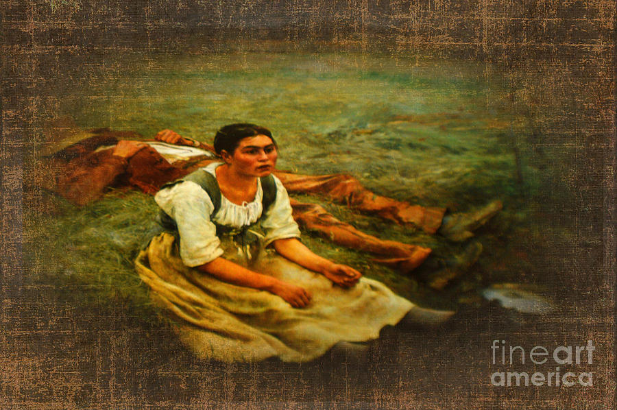Impressionism Photograph - The Haymakers by Tina M Wenger