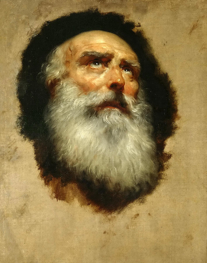 The Head of an Apostle Painting by Anton Raphael Mengs