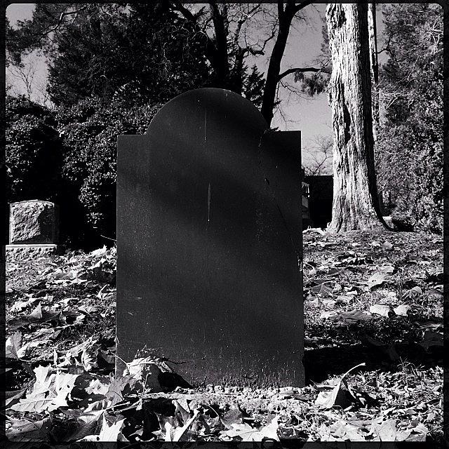 The Head Stone Of An Incredibly Private Photograph by Brian Huskey