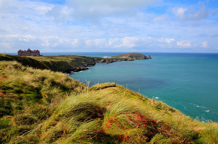 The Headland Newquay Cornwall England Uk Photograph by Michael Charles