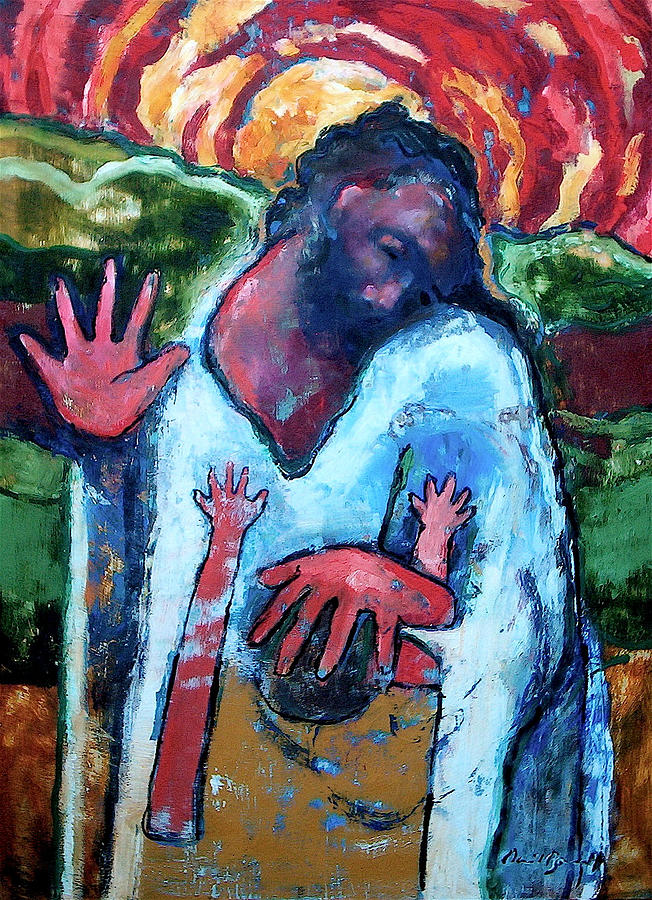 Jesus Christ Painting - The Healing of a Child by Daniel Bonnell