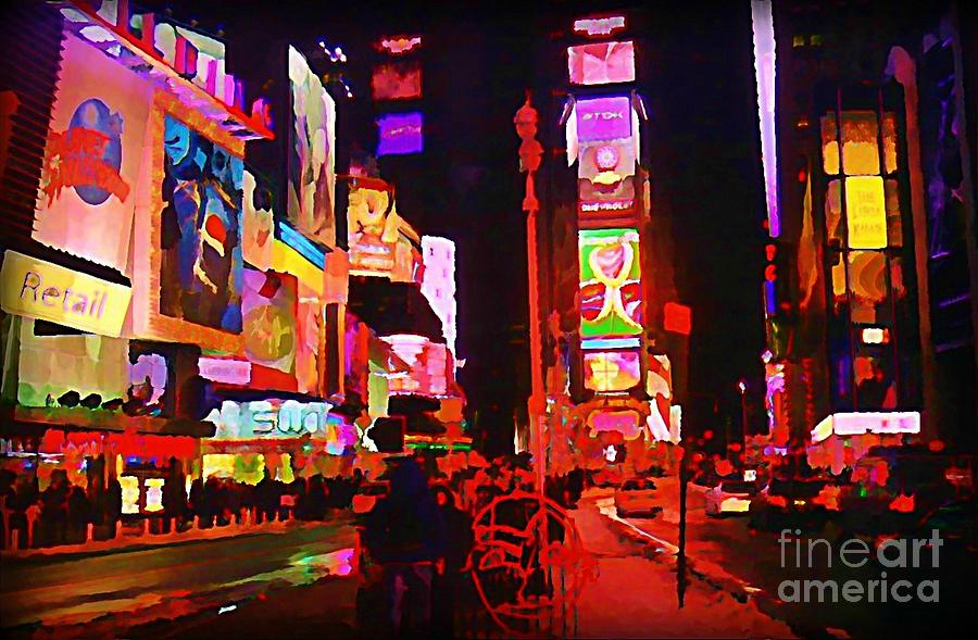 New York City Painting - The Heart of Manhattan by John Malone