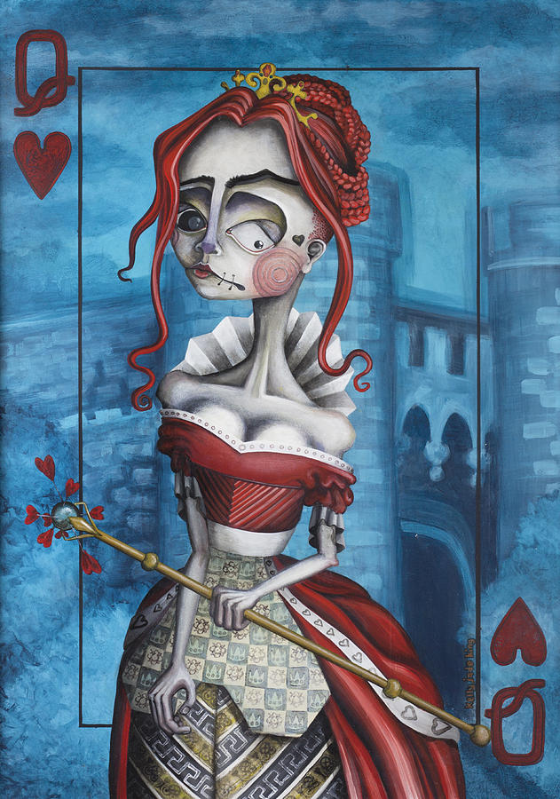 Queen Painting - The Heart Of The Matter by Kelly King