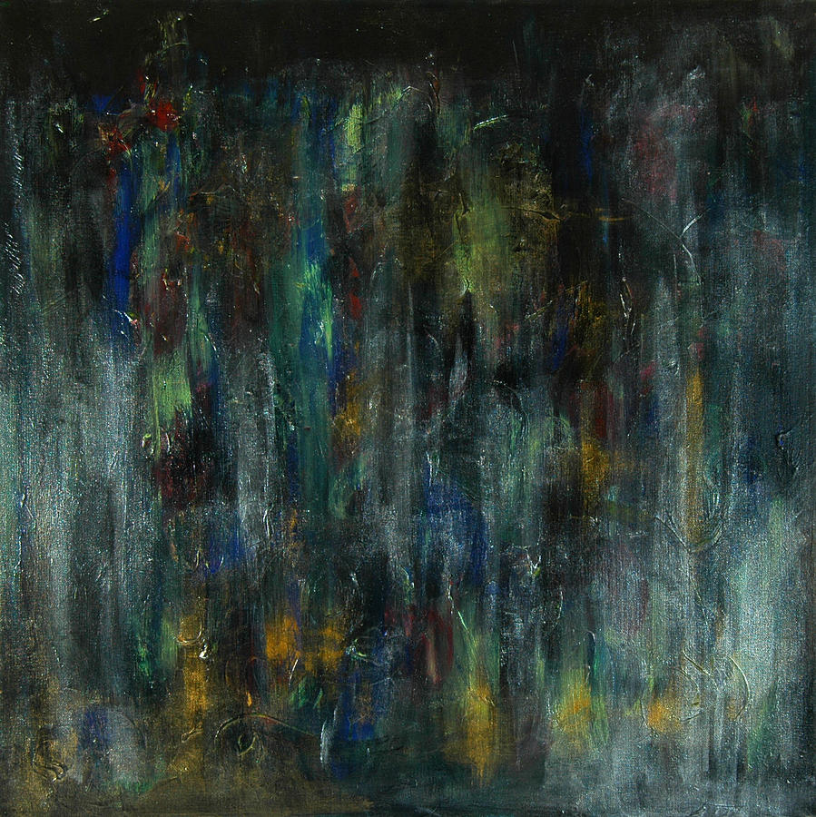 Abstract Painting - The Hearts Temple by Sue McElligott Abstract Painting - The Hearts Temple by Sue McElligott
