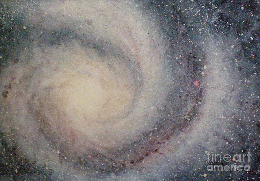 Space Painting - The Heavens Declare Your Glory by Lynn Quinn