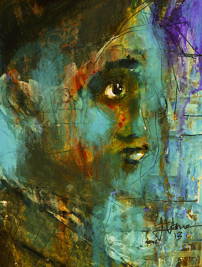 The Heaviness of Worry Mixed Media by Jim Vance