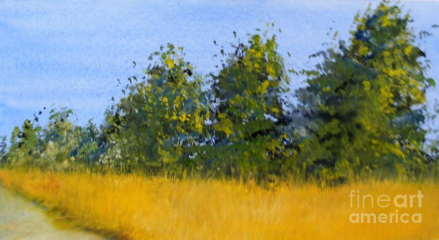 Hedge Painting - The Hedge Row by Sibby Hedge Painting - The Hedge Row by Sibby