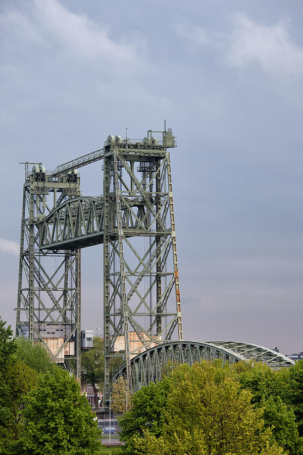 The Hef Lift Bridge in Rotterdam Photograph by Artur Bogacki