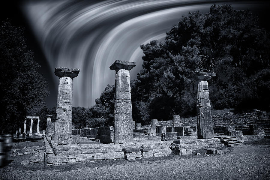 The Heraion of Ancient Olympia Photograph by Micah Goff