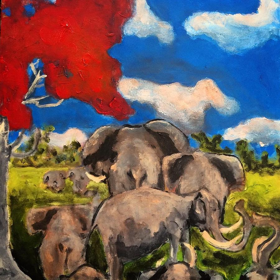 The  Herd Painting by Dilip Sheth