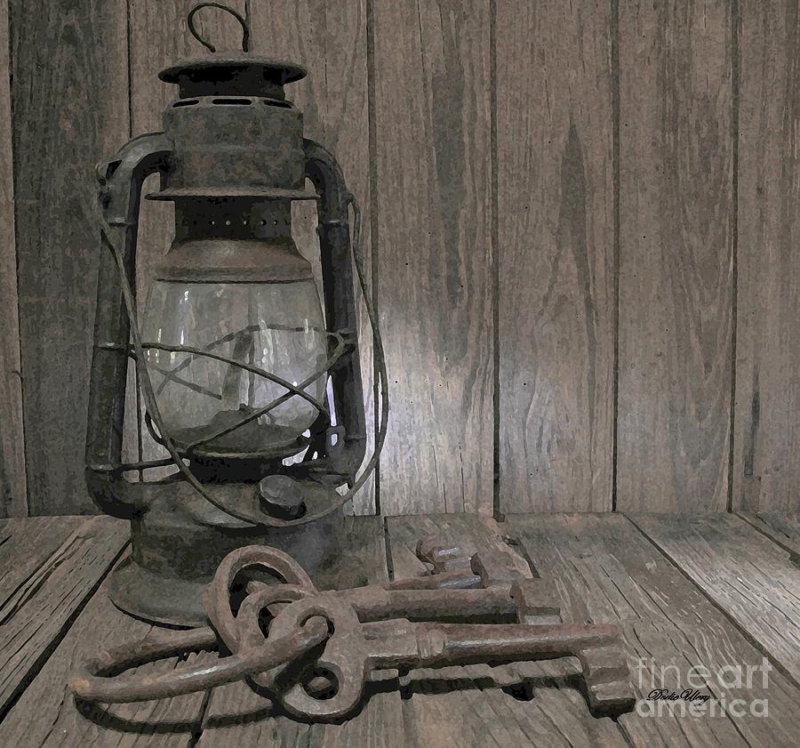 Key Photograph - The Hermits Keys and Lamp by Dodie Ulery