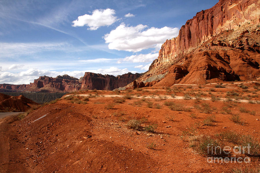 The High Desert Capitol Reef NP Photograph by Butch Lombardi