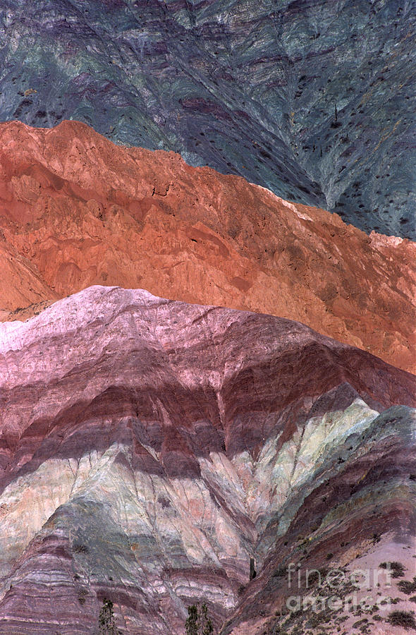 The Hill of Seven Colors Argentina Photograph by James Brunker