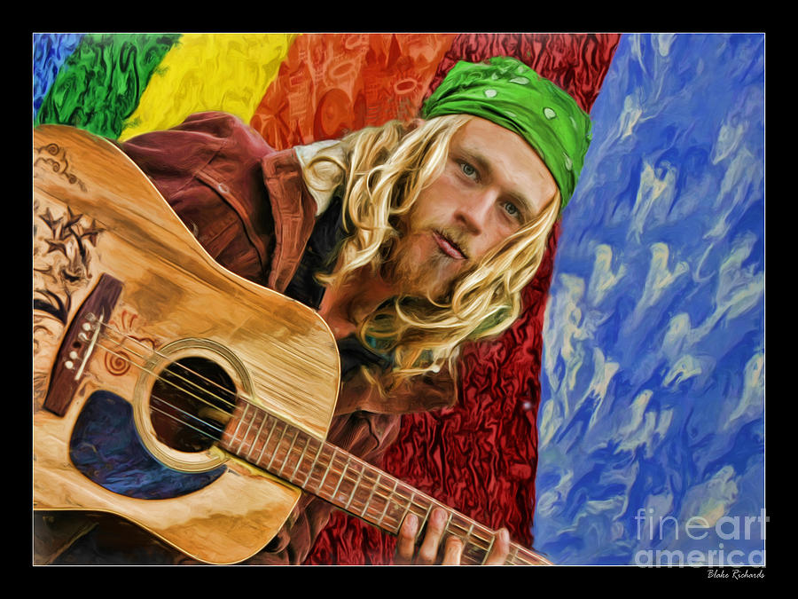The Hippie Player Photograph by Blake Richards