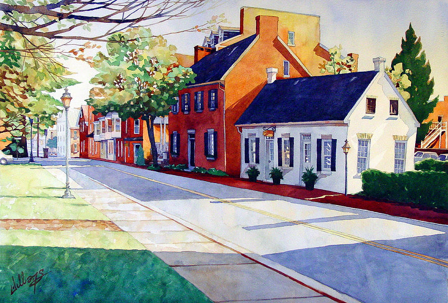 The Historic District Painting by Mick Williams