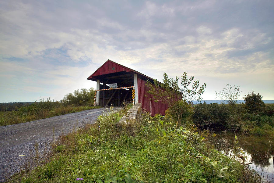 The Historic Hayes Covered Bridge Photograph by Gene Walls