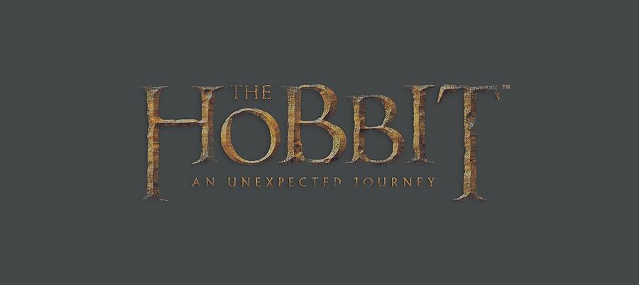 The Hobbit Digital Art - The Hobbit - Distressed Logo by Brand A