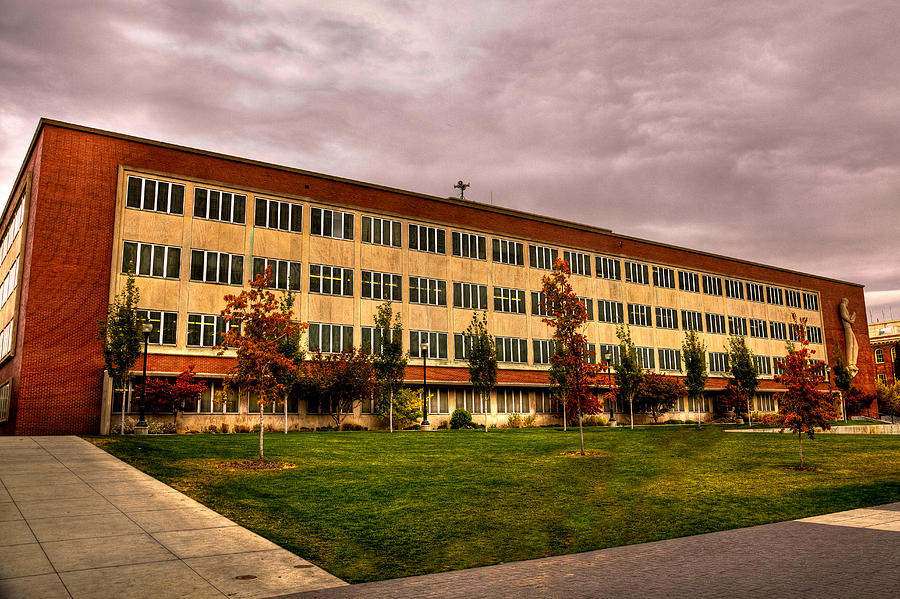 The Holland Library On The WSU Campus Photograph By David Patterson