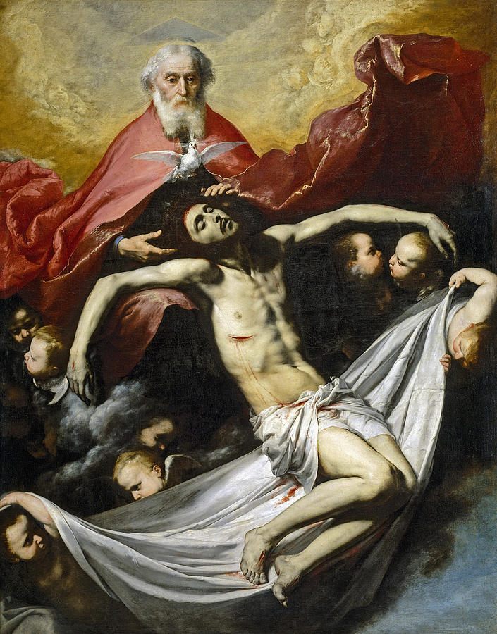 The Holy Trinity Painting by Jusepe de Ribera