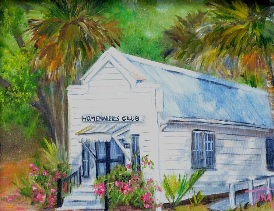 Landscape Painting - The Homemakers Club by Tina Corbett